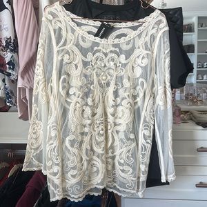 Express lace top